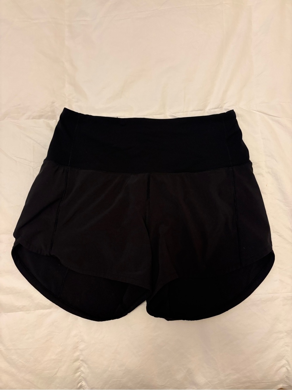 Lululemon Run Times Black Running Shorts